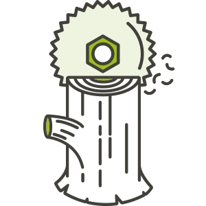 Stump Grinding Icon